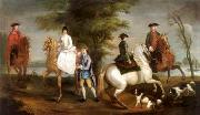 unknow artist Classical hunting fox, Equestrian and Beautiful Horses, 045. USA oil painting artist